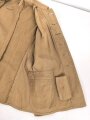 1. Weltkrieg, Khakibluse für Mannschaften des Asienkorps. Kammerstück in gutem Gesamtzustand, ungereinigt. Mit den extrem seltenen Schulterstücken