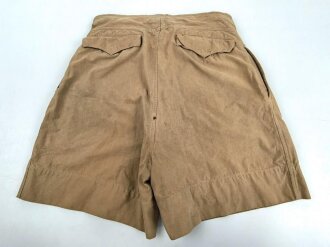 Afrikakorps, kurze Hose für Angehörige der Luftwaffe. Kammerstück M41 in gutem Gesamtzustand, ungereinigtes Stück