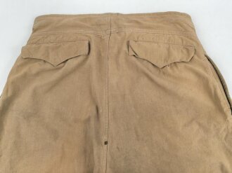 Afrikakorps, kurze Hose für Angehörige der Luftwaffe. Kammerstück M41 in gutem Gesamtzustand, ungereinigtes Stück