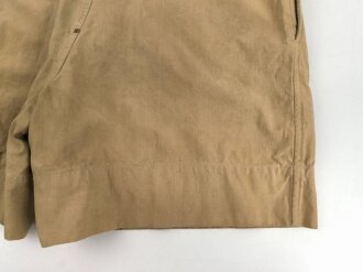 Afrikakorps, kurze Hose für Angehörige der Luftwaffe. Kammerstück M41 in gutem Gesamtzustand, ungereinigtes Stück
