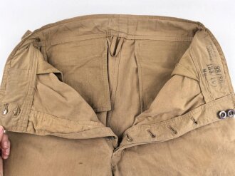 Afrikakorps, kurze Hose für Angehörige der Luftwaffe. Kammerstück M41 in gutem Gesamtzustand, ungereinigtes Stück