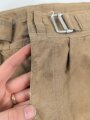 Afrikakorps, kurze Hose für Angehörige der Luftwaffe. Kammerstück M41 in gutem Gesamtzustand, ungereinigtes Stück