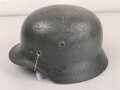 Stahlhelmglocke Modell 1935, Hersteller Q66, meiner Meinung nach überlackiertes Stück