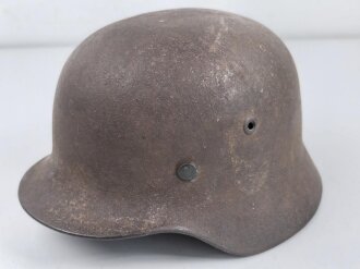 Heer, Stahlhelm Modell 1940. Ungereinigter Scheunenfund...