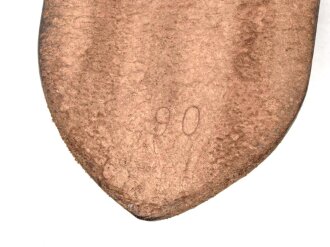 Zweidornkoppel für einen Offizier der Wehrmacht. Höhe 51mm, Gesamtlänge 105cm