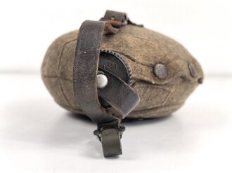 Feldflasche Wehrmacht, Ausführung 1 Liter, Flasche und Bezug gestempelt G & CW41