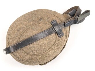 Feldflasche Wehrmacht, Ausführung 1 Liter, Flasche und Bezug gestempelt G & CW41