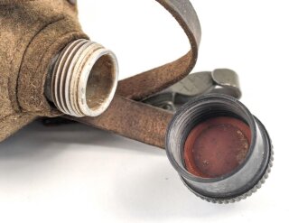 Feldflasche Wehrmacht, Ausführung 1 Liter, Flasche und Bezug gestempelt G & CW41