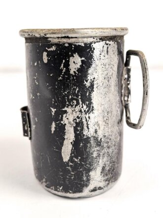 Trinkbecher für eine Feldflasche Wehrmacht, Aluminium, Hersteller DMN39