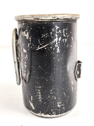 Trinkbecher für eine Feldflasche Wehrmacht, Aluminium, Hersteller DMN39