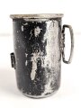 Trinkbecher für eine Feldflasche Wehrmacht, Aluminium, Hersteller DMN39