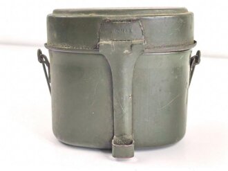 Kochgeschirr Wehrmacht.  Originallack, zusammengehörig, DMN43. Ungereinigtes Stück