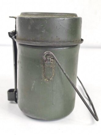 Kochgeschirr Wehrmacht.  Originallack, zusammengehörig, DMN43. Ungereinigtes Stück