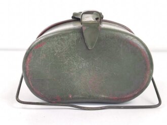 Kochgeschirr Wehrmacht.  Originallack, zusammengehörig, DMN43. Ungereinigtes Stück