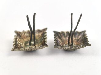 Paar Rangsterne für Schulterstücke der Wehrmacht. Kantenlänge 15mm