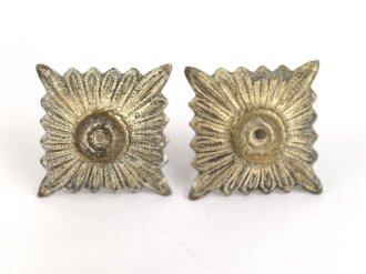 Paar Rangsterne für Schulterstücke der Wehrmacht. Kantenlänge 15mm