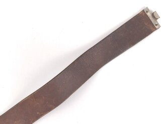 Koppelriemen für Angehörige von Parteiverbänden. Braunes Leder, Gesamtlänge 94cm