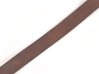 Koppelriemen für Angehörige von Parteiverbänden. Braunes Leder, Gesamtlänge 94cm