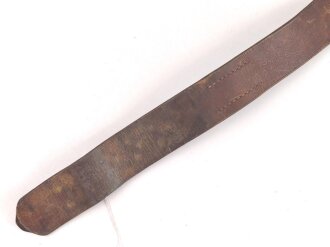 Koppelriemen für Angehörige von Parteiverbänden. Braunes Leder, Gesamtlänge 94cm