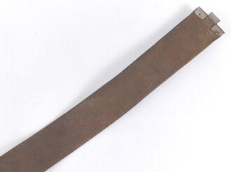 Koppelriemen für Angehörige von Parteiverbänden. Braunes Leder, Gesamtlänge 94cm