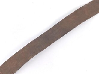 Koppelriemen für Angehörige von Parteiverbänden. Braunes Leder, Gesamtlänge 94cm