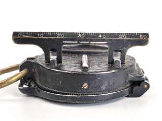 Marschkompass Wehrmacht, Hersteller MK, guter Zustand