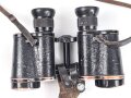 Doppelfernrohr 6 x 30 Wehrmacht. Durchsicht rechts mit sehr vielen kleinen Punkten, links einwandfrei. Strichplatte deutlich., Hersteller fvs  für Spindler & Hoyer Göttingen.