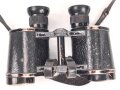 Doppelfernrohr 6 x 30 Wehrmacht. Durchsicht rechts mit sehr vielen kleinen Punkten, links einwandfrei. Strichplatte deutlich., Hersteller fvs  für Spindler & Hoyer Göttingen.