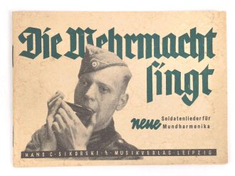 "Die Wehrmacht singt" neue Soldatenlieder...