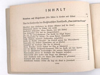 "Die Wehrmacht singt" neue Soldatenlieder für Mundharmonika. 48 Seiten, guter Zustand