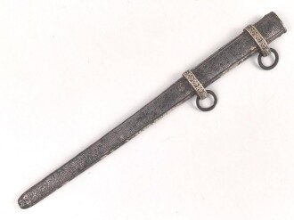 Scheide zum Dolch für Offiziere des Heeres. Eisen, leicht narbig