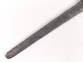 Scheide zum Dolch für Offiziere des Heeres. Eisen, leicht narbig