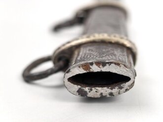 Scheide zum Dolch für Offiziere des Heeres. Eisen, leicht narbig