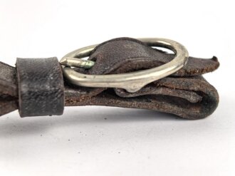 Lederhänger für einen SA Dienstdolch. Ungereinigtes Stück