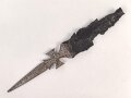 1. Weltkrieg, Brieföffner aus Granatsplitter. Gesamtlänge 17cm