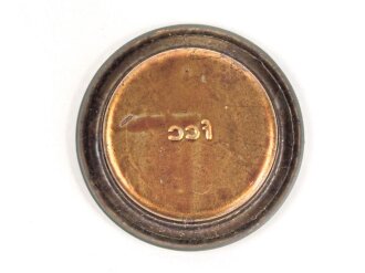 Unterer Deckel für Gasmaskenfilter / Filtereinsatz der Wehrmacht. Hersteller fcc