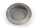 Unterer Deckel für Gasmaskenfilter / Filtereinsatz der Wehrmacht. Hersteller bwz