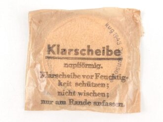 Satz Klarscheiben für die Gasmaske der Wehrmacht und...