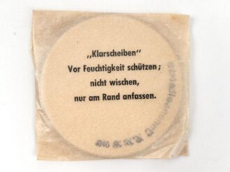 Satz Klarscheiben für die Gasmaske der Wehrmacht und für die S Maske des Luftschutz