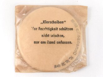 Satz Klarscheiben für die Gasmaske der Wehrmacht und für die S Maske des Luftschutz