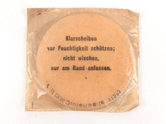 Satz Klarscheiben für die Gasmaske der Wehrmacht und für die S Maske des Luftschutz