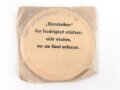 Satz Klarscheiben für die Gasmaske der Wehrmacht und für die S Maske des Luftschutz. datiert 1943