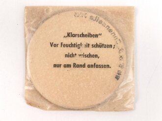 Satz Klarscheiben für die Gasmaske der Wehrmacht und für die S Maske des Luftschutz