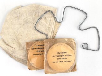 Satz Zubehör für die Gasmaskendose der Wehrmacht