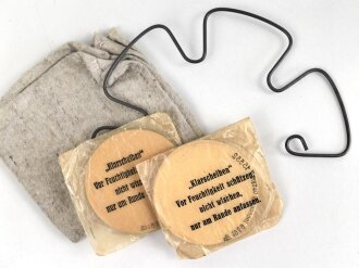 Satz Zubehör für die Gasmaskendose der Wehrmacht