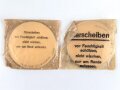 Satz Zubehör für die Gasmaskendose der Wehrmacht