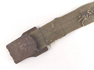 Halteriemen für eine Gasmaskendose der Wehrmacht oder einer S-Maskendose