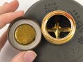 Gasmaskenfilter "Filtereinsatz 37" Wehrmacht .  Sehr guter Zustand, datiert 1939. Im originaler Transportverpackung