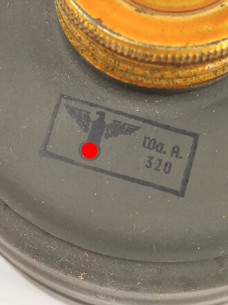 Gasmaskenfilter "Filtereinsatz 37" Wehrmacht .  Sehr guter Zustand, datiert 1939. Im originaler Transportverpackung