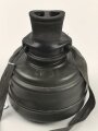 Gasmaskenfilter "Filtereinsatz 41" Wehrmacht .  Guter Zustand, datiert 1943, mit aufgeschraubtem, späten Mundstück